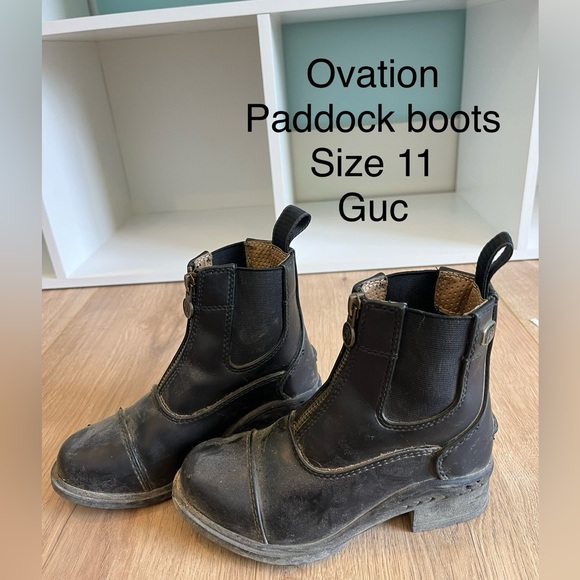 Ovation Paddock Boots girls size 11 - Picture 1 of 3